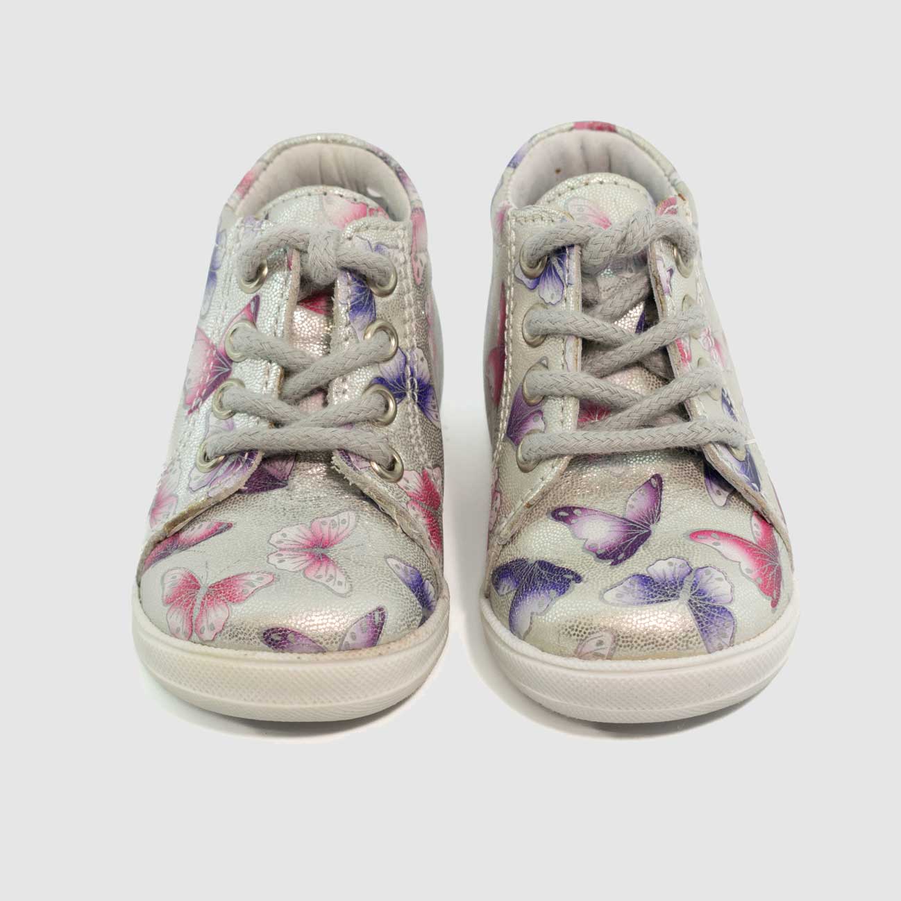 Chaussure-Enfant-Bellamy-RAMBA-Argent-Imprime-Papillons-Couleur-Bottillon-Up