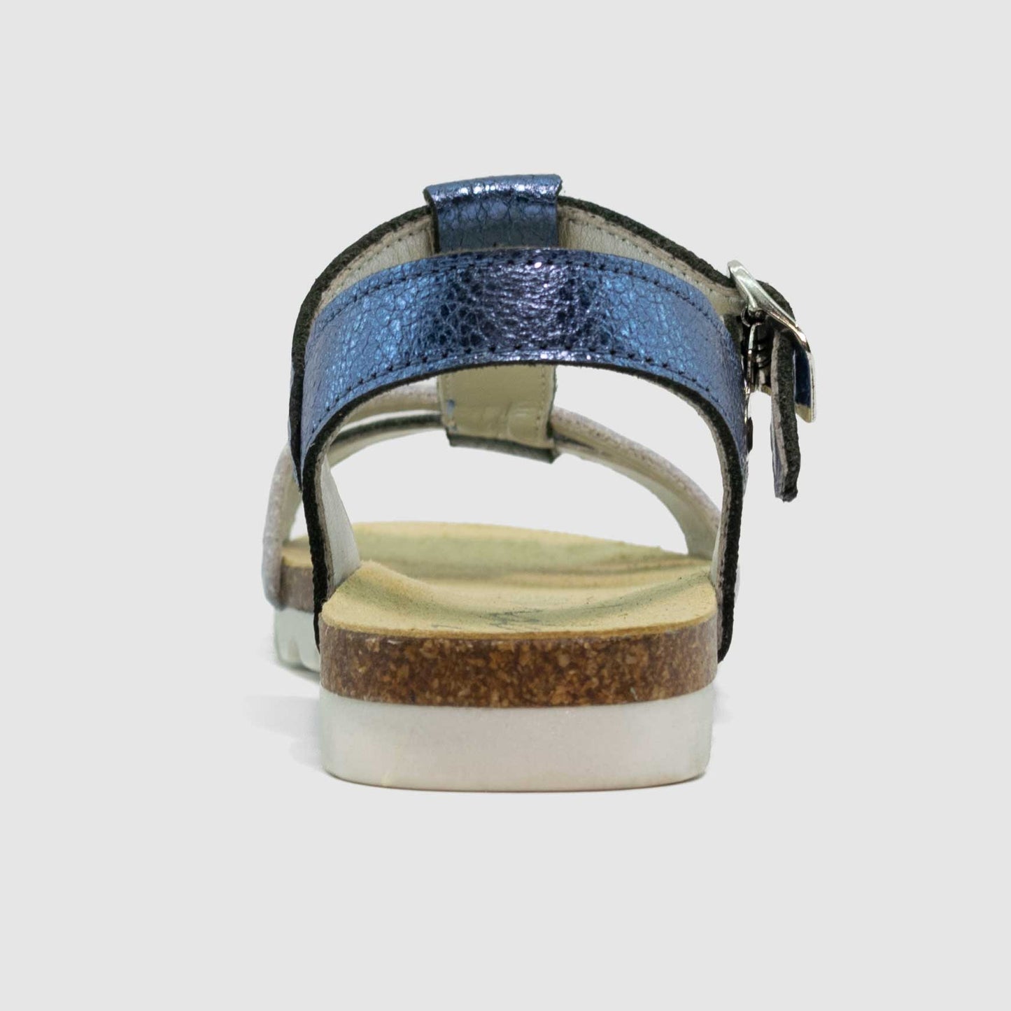 Chaussure-Enfant-Bopy-EMICARA-Bleu-Argent-Cuir-Nu-Pied-Back