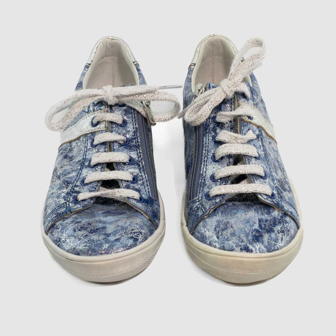 Chaussure-Enfant-Bopy-SEVILLE-Bleu-Cuir-Imprime-Sport-Up