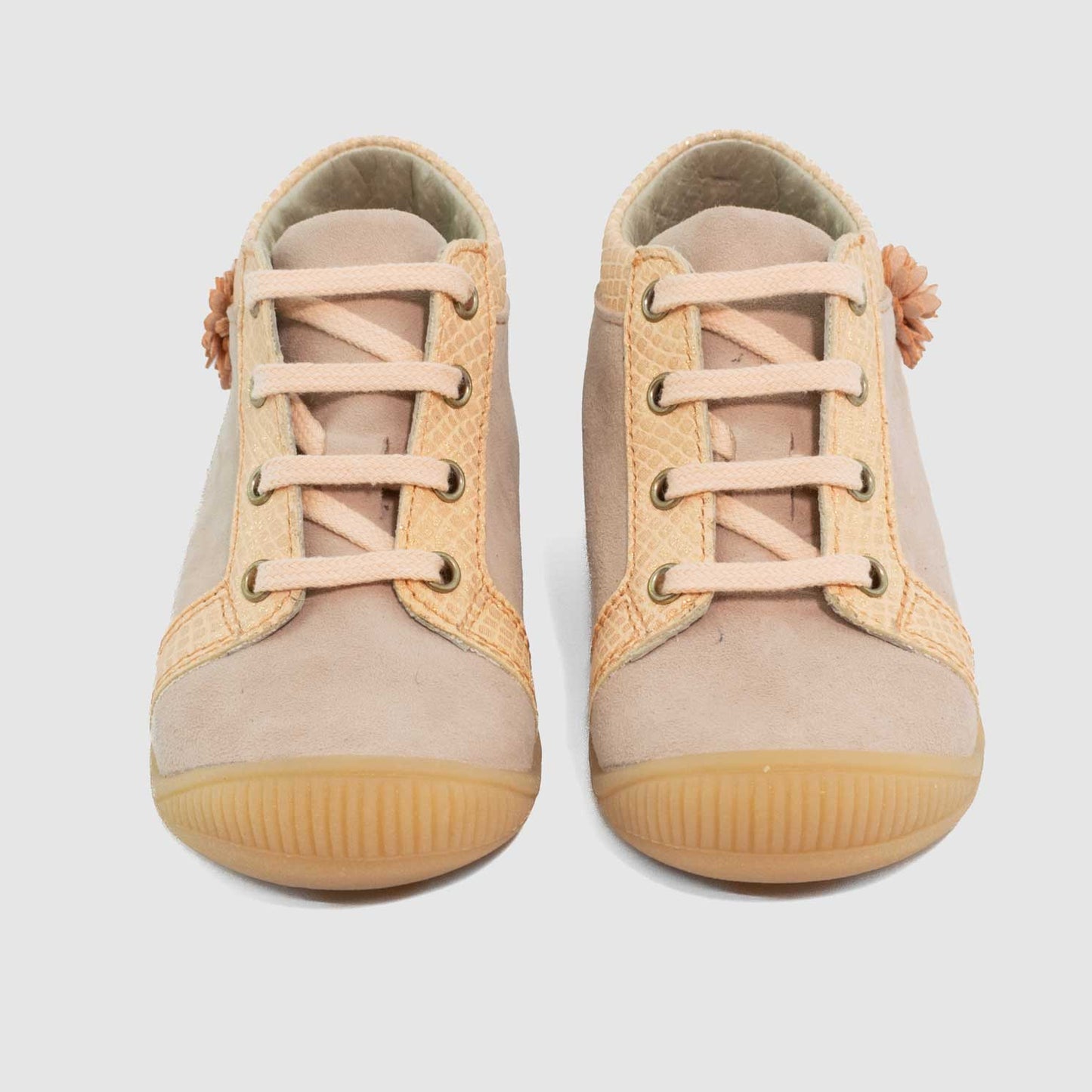 Chaussure-Enfant-Little-Mary-GARDENIA-Rose-Poudre-Cuir-Nubuck-Bottillon-Up