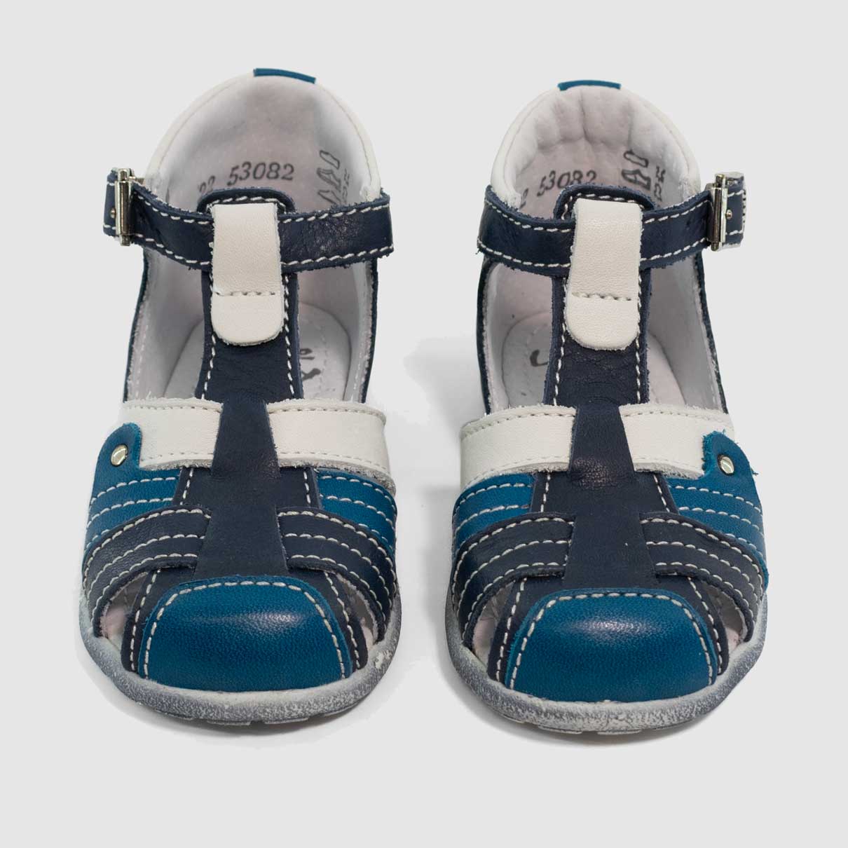 Chaussure-Enfant-LittleMary-VERCORS-Marine-Cuir-Nu-Pied-Up