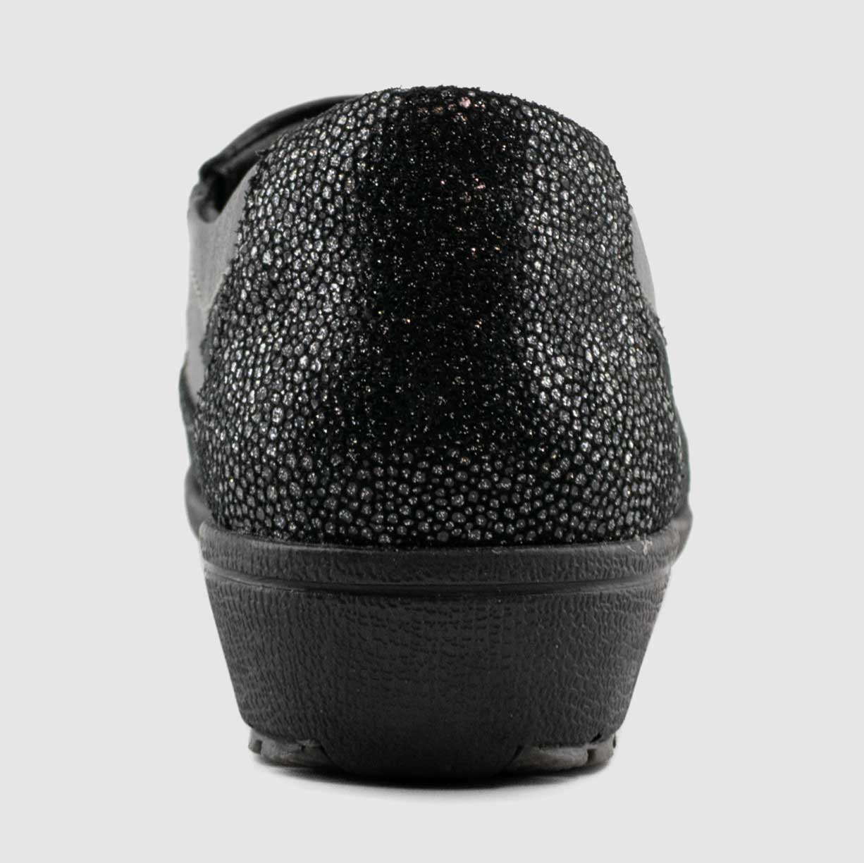 Chaussure-Femme-ACB-DIZY-Noir-Cuir-Imprime-Sport-Back