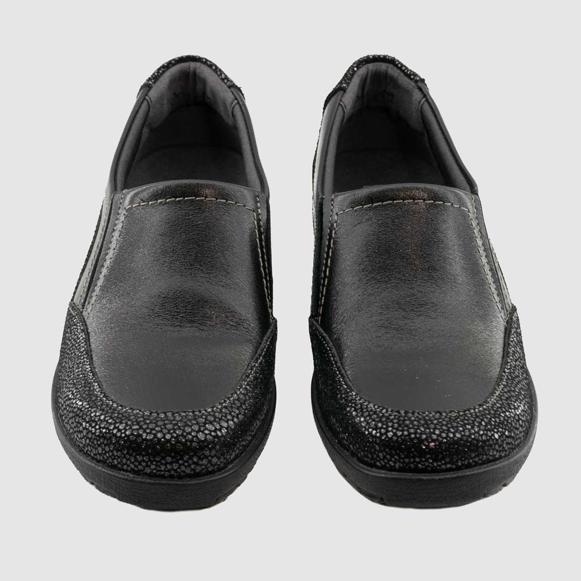 Chaussure-Femme-ACB-DIZY-Noir-Cuir-Imprime-Sport-Up