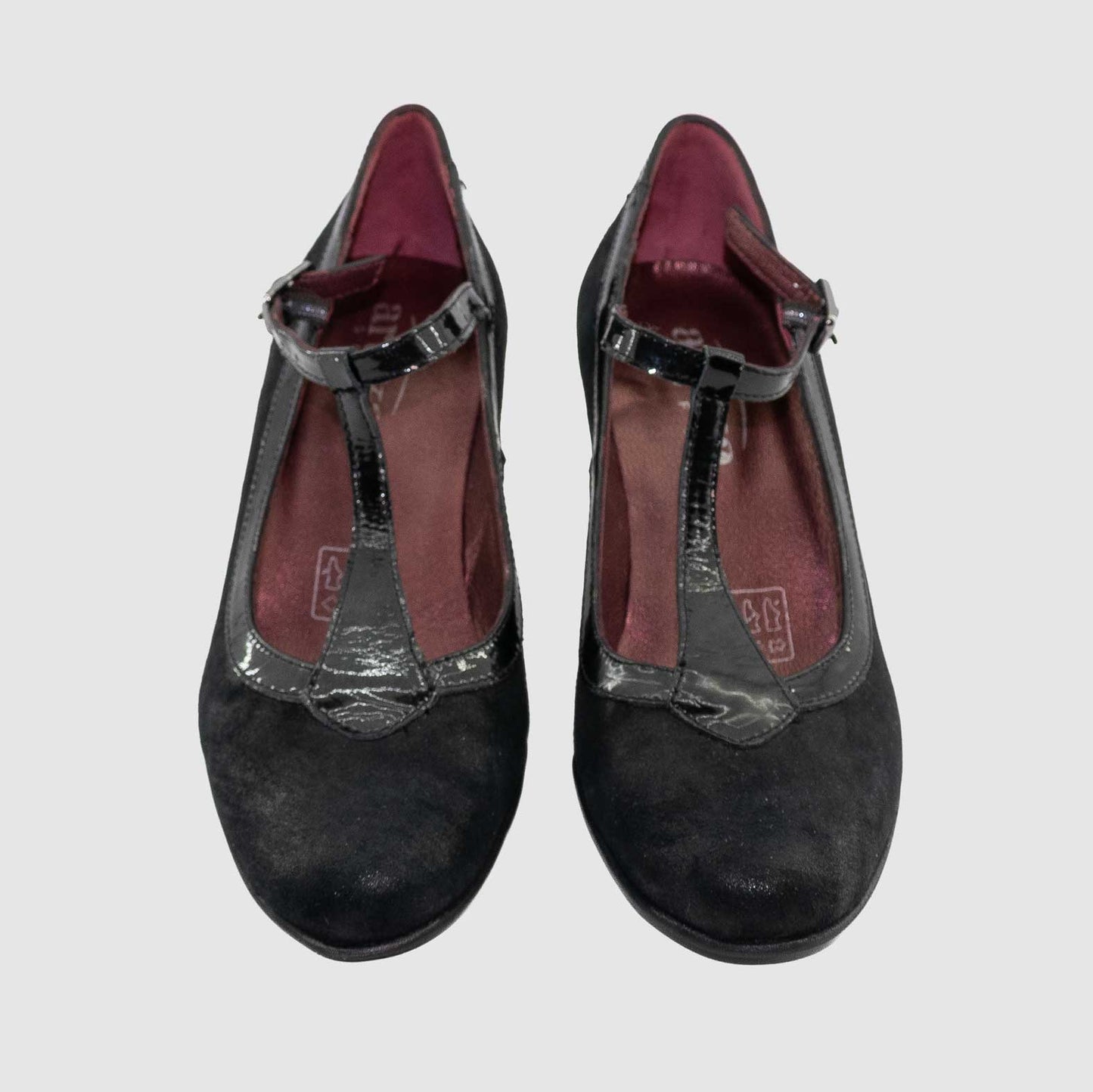 Chaussure Femme Artika TOLLAN Noir Cuir Imprimé Escarpin Up