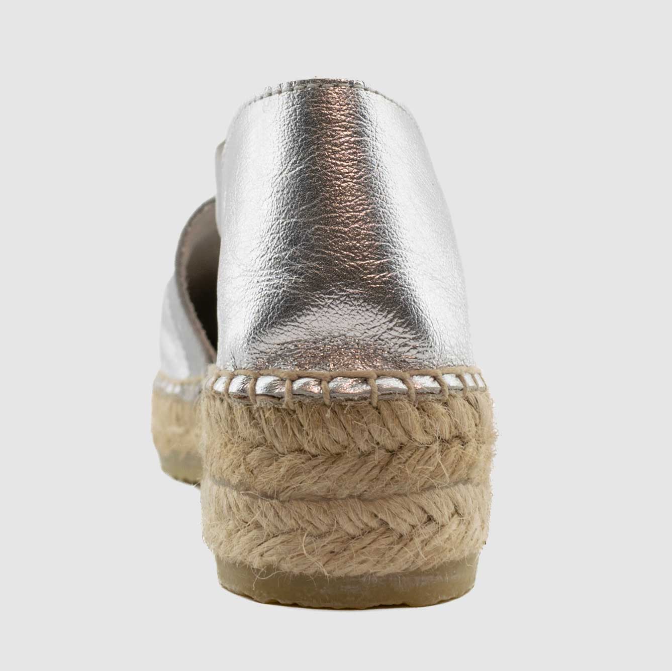 Chaussure-Femme-La-Maison-De-Lespadrille-LUNES-Argent-Cuir-Sport-Back