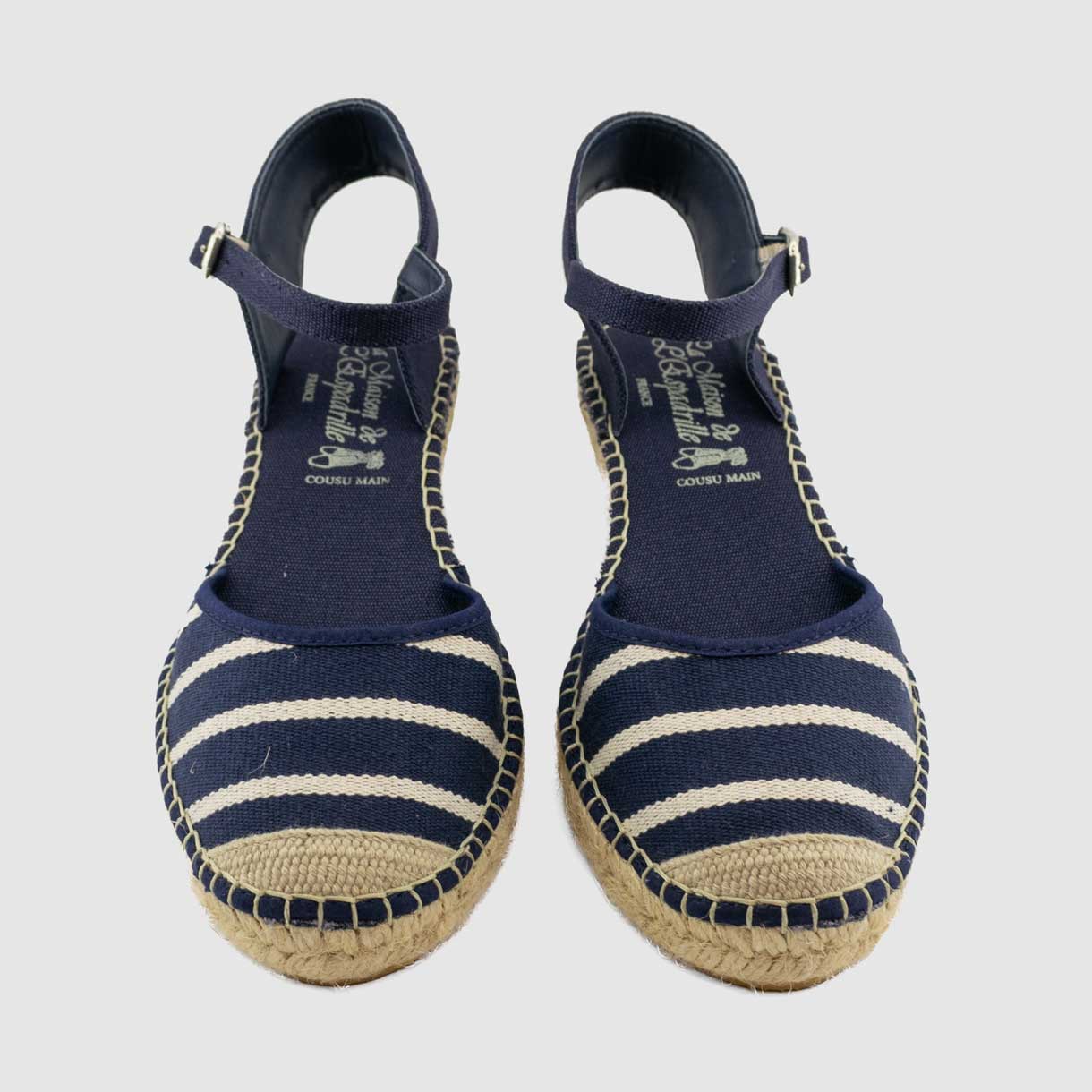 Chaussure-Femme-La-Maison-De-Lespadrille-MARIN-Marine-Blanc-Toile-Espadrille-Up