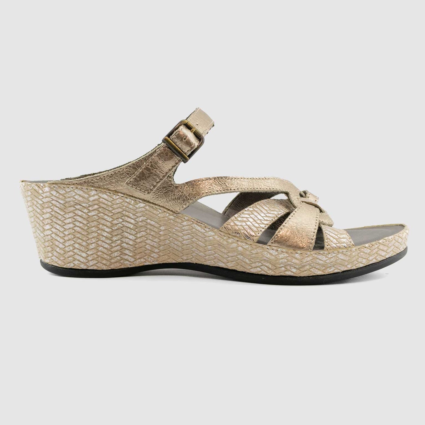 Chaussure-Femme-Pedi-Girl-SACI-Beige-Bronze-Cuir-Imprime-Mule-Side