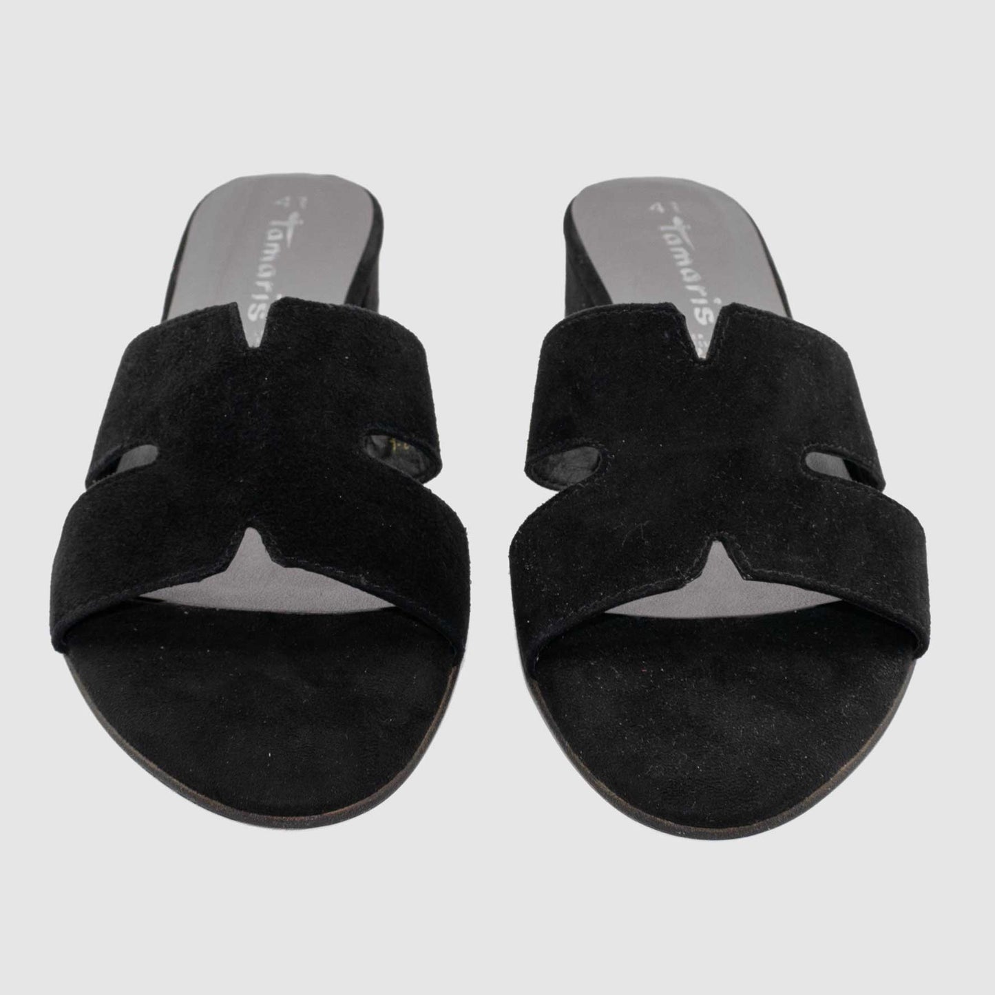 Chaussure-Femme-Tamaris-PRIMEVERE-Noir-Cuir-Daim-Mule-Up