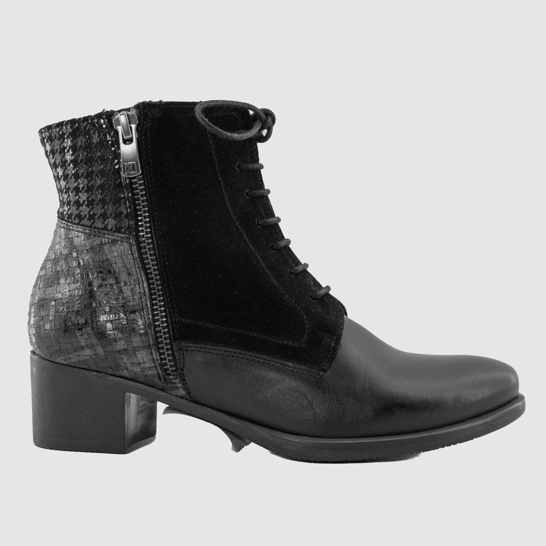 Chaussure-Femme-dorking-liffol-noir-cuir-bottine-Side