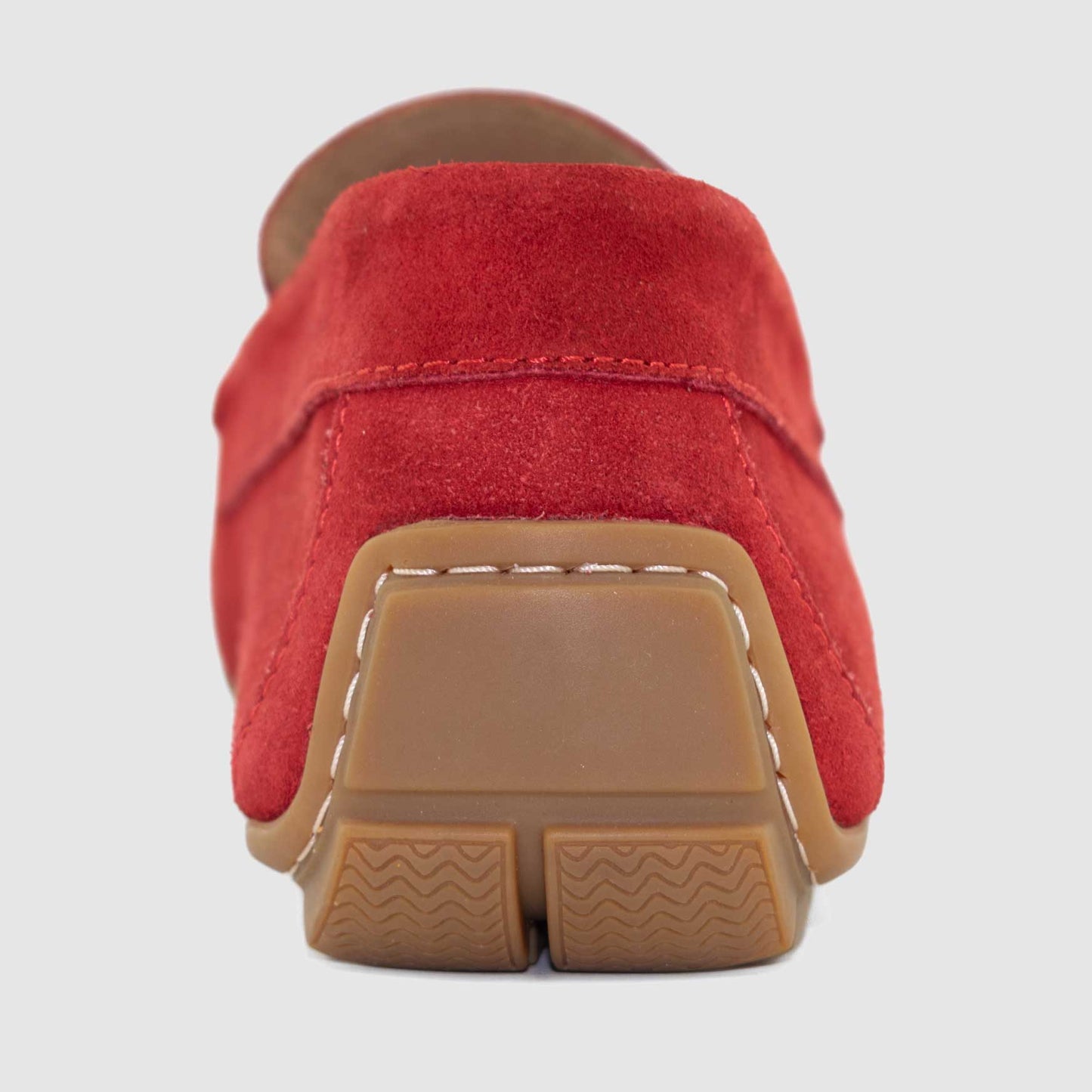 Chaussure-Homme-Colonnier-ARMAND-Rouge-Nubuck-Mocassin-Back