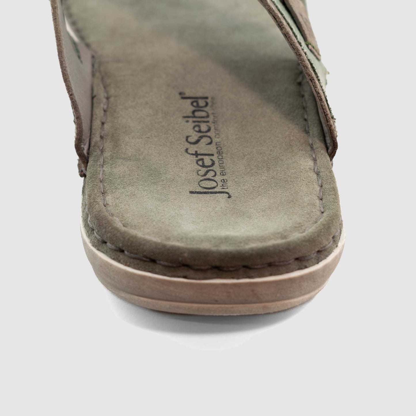 Chaussure-Homme-Josef-Seibel-PAUL-11-Gris-Cuir-Toile-Mule-Back