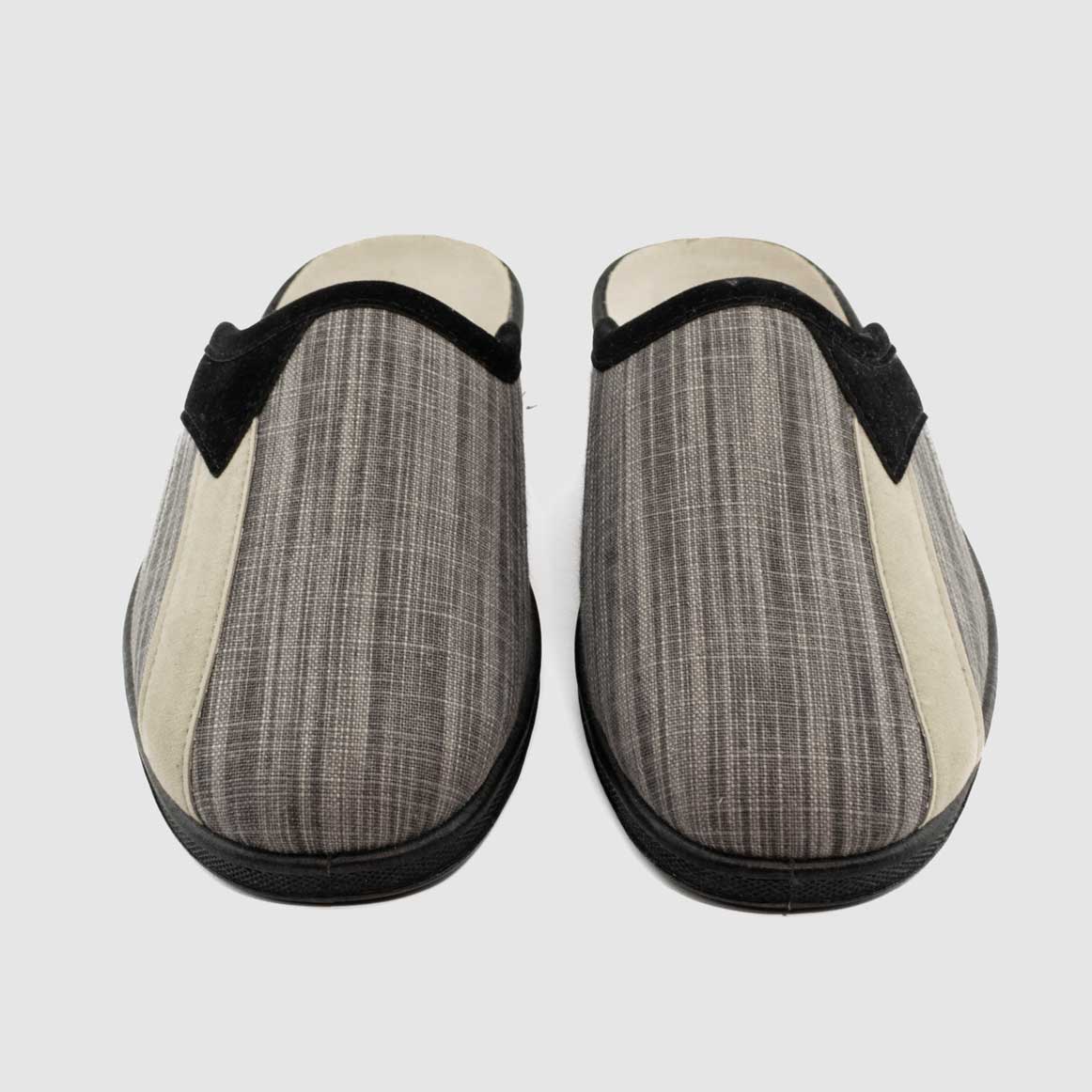 Chaussure-Homme-La-Vague-Plastigom-LOREL-Gris-Toile-Fant-Pantoufle-Up