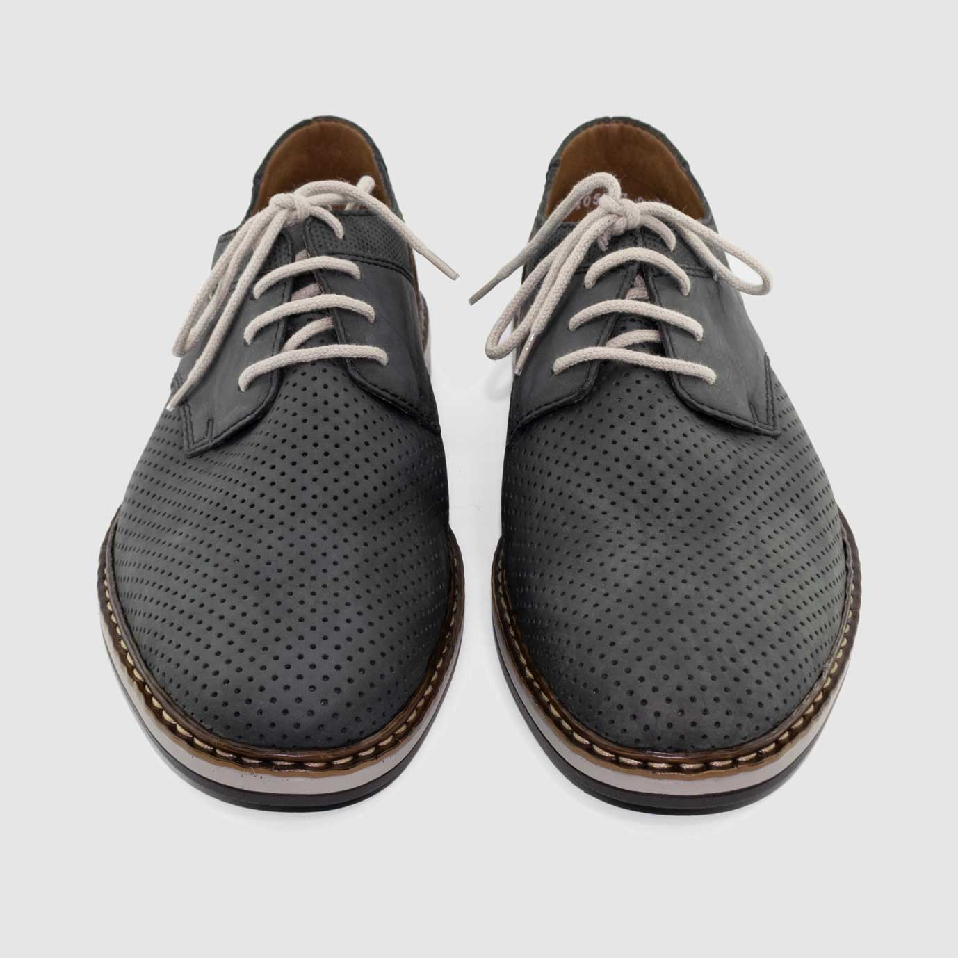 Chaussure-Homme-Rieker-Gaborieau-GRANDVILLE-Marine-Cuir-Synthetique-Sport-Up