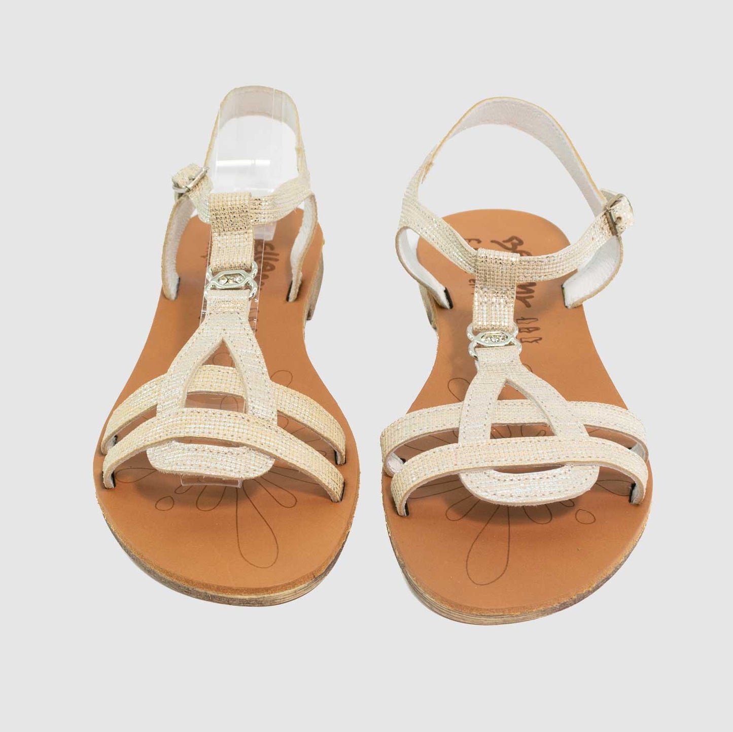 Chaussures-Enfant-Bellamy-ARRAS-Platine-Cuir-Imprime-Nu-Pied-Up