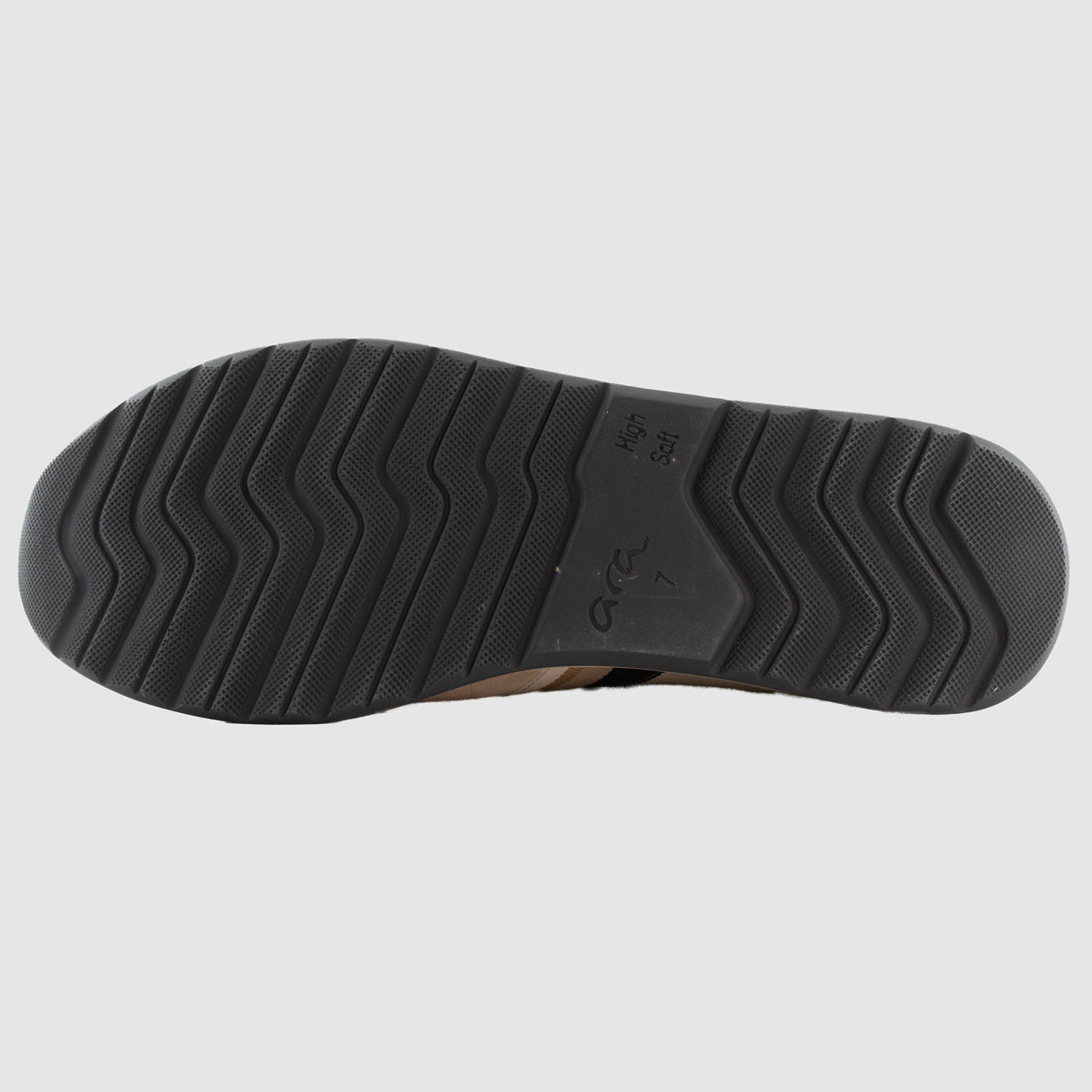 Ara - BARRAULT Beige Noir Nubuck Cuir - Sport