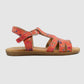 Chaussure-Enfant-Bellamy-PATCH-Corail-Imprime-Fleur-Nu-Pied-Side