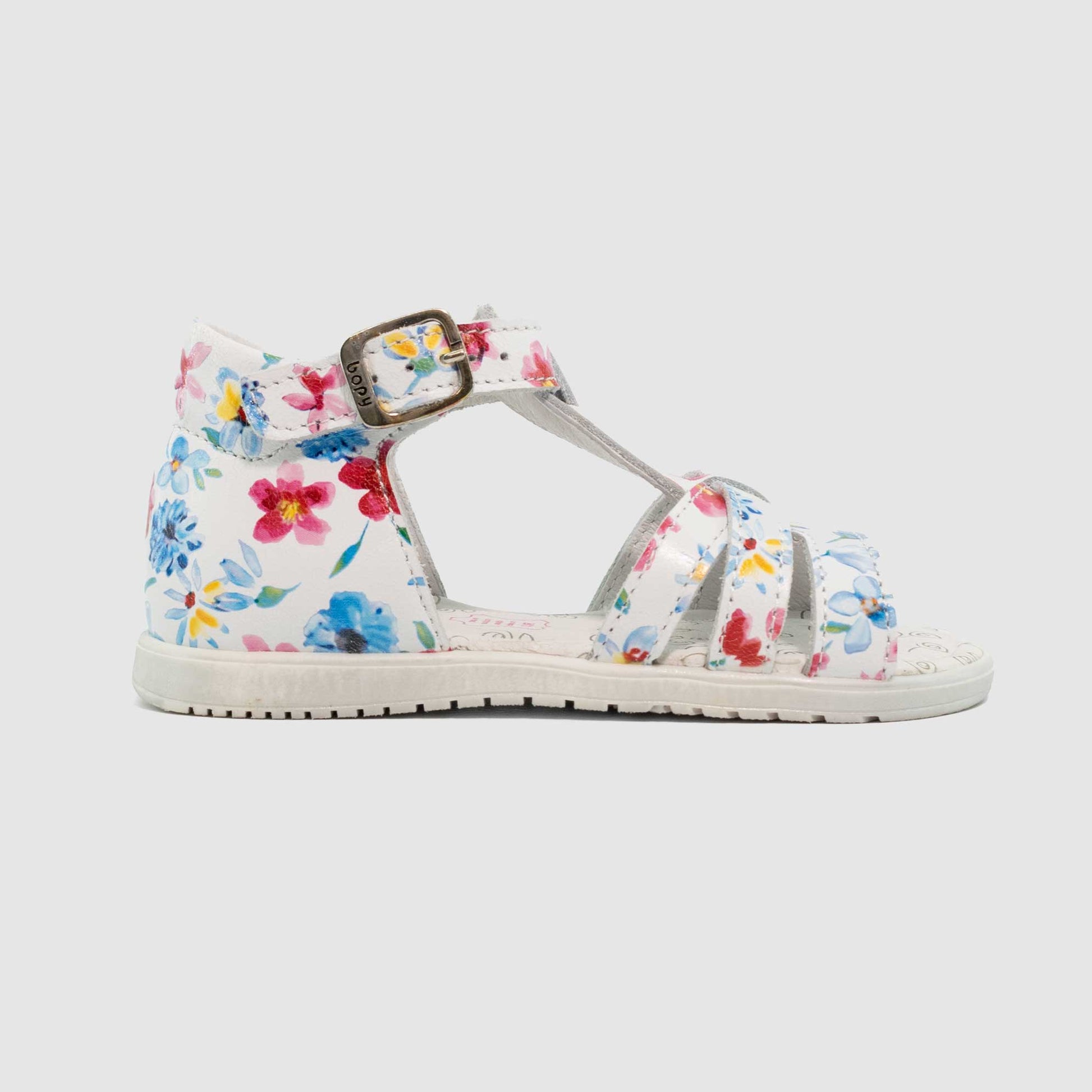 Chaussure-Enfant-Bopy-ROSANA-Blanc-Couleur-Cuir-Nu-Pied-Side