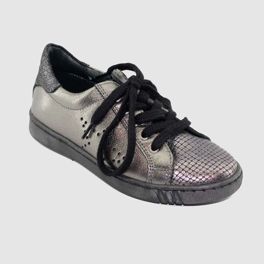 Chaussure-Enfant-Fille-Bellamy-LAINA-Argent-Cuir-Sport