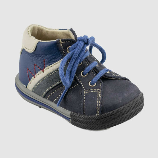 Chaussure-Enfant-Garcon-Bopy-ZANATOL-Marine-Bicolore-Cuir-Bottillon