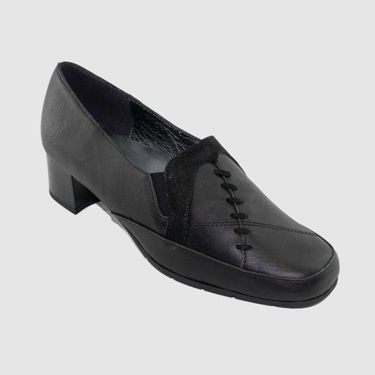 Chaussure Femme Artika CORENTIN Noir Cuir Trotteur