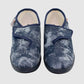 Chaussure-Femme-Calzacomodo-GATO-Bleu-Toile-Pantoufle-UP