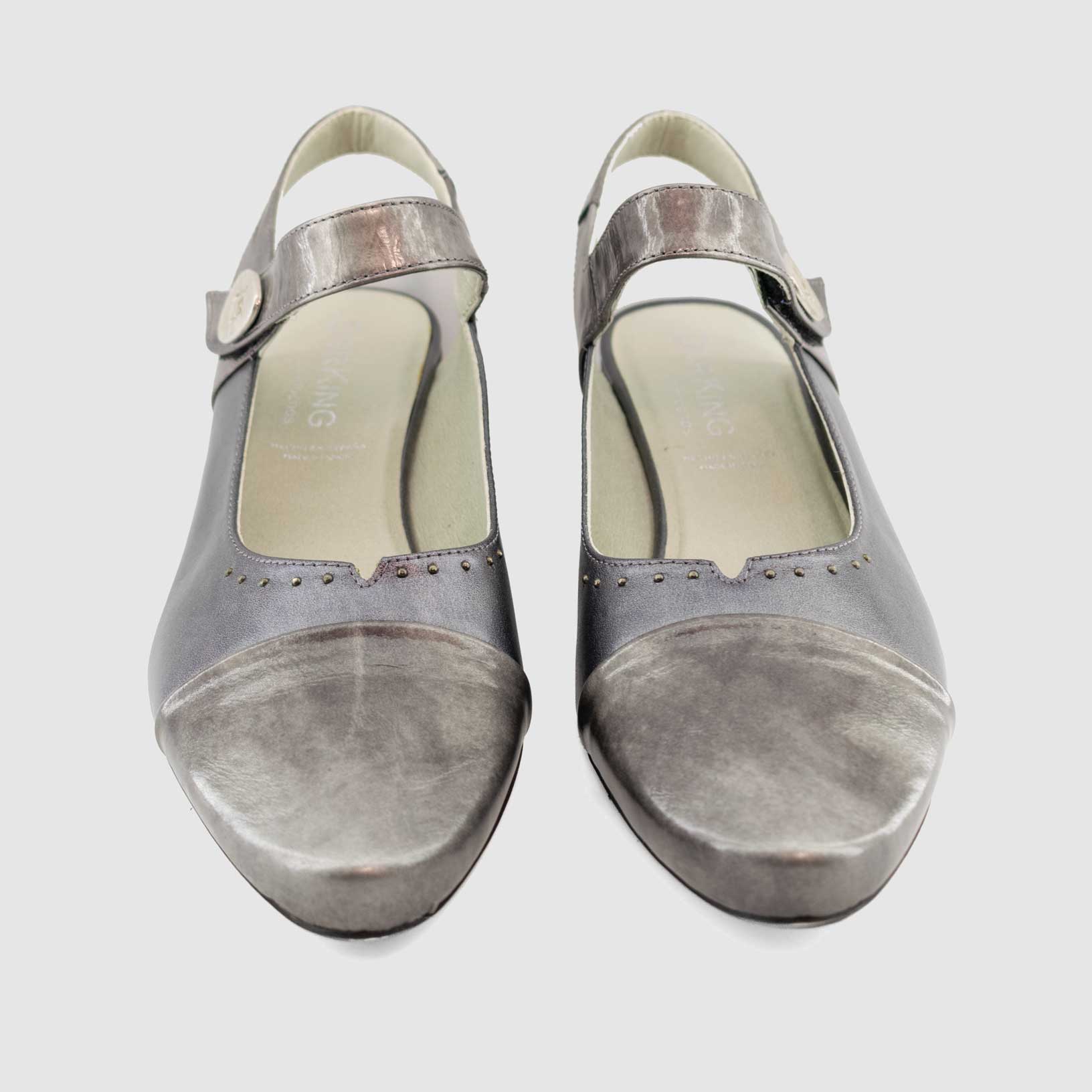 Chaussure-Femme-Dorking-PIVOINE-Noir-Acier-Cuir-Escarpin-Up