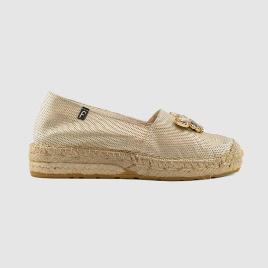 Chaussure-Femme-Fabiolas-GREID-Beige-Cuir-Espadrille-Side