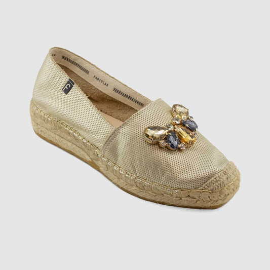 Chaussure-Femme-Fabiolas-GREID-Beige-Cuir-Espadrille