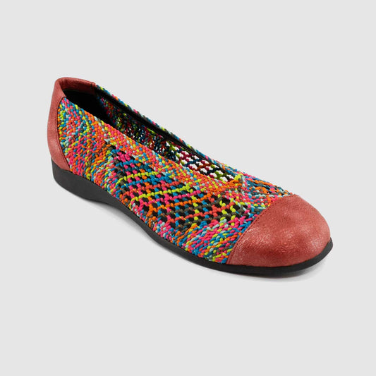 Chaussure-Femme-Fargeot-NATALIA-Rouge-Couleur-Resine-Pantoufle