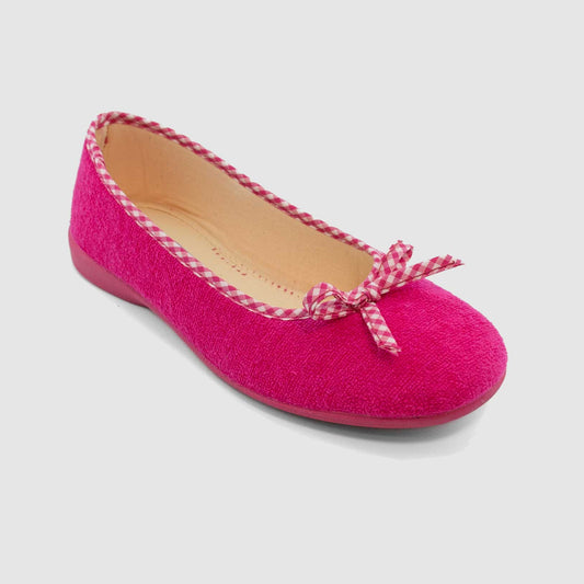 Chaussure-Femme-Fevi-BUIS-Fuchsia-Eponge-Pantoufle