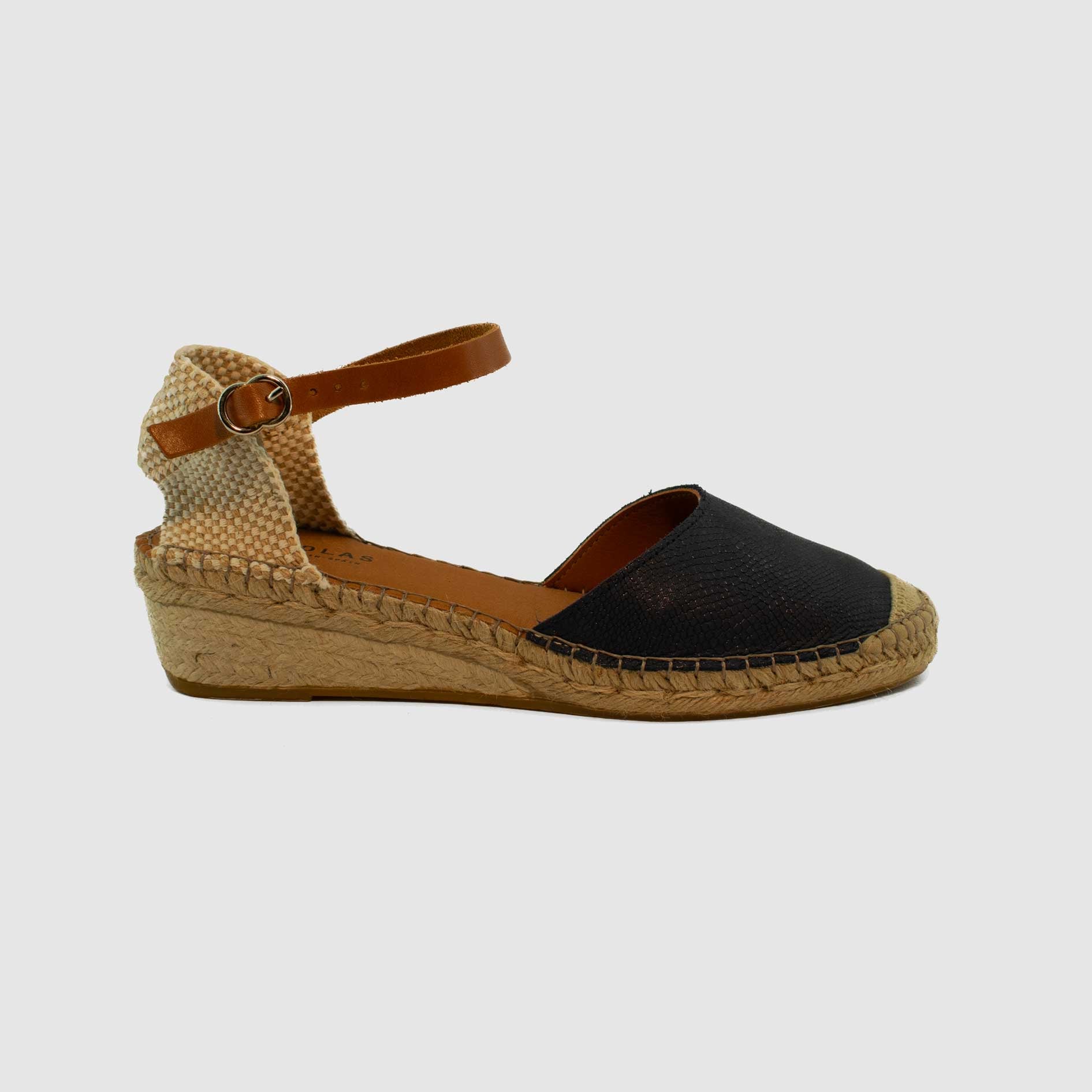 Chaussure-Femme-Fiabiolas-VILLELOUP-Marine-Cuir-Nu-Pied-Side