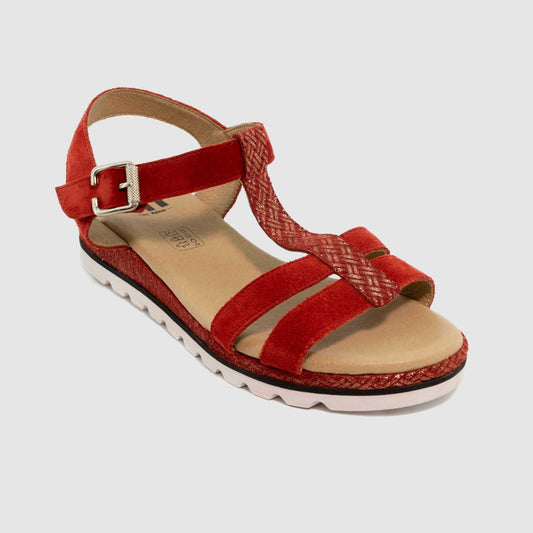 Chaussure-Femme-Geo-Reino-MAGNACO-Rouge-Nubuck-Nu-Pied