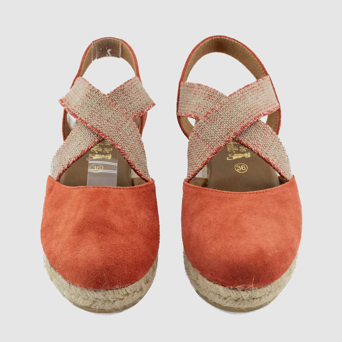 Chaussure-Femme-La-Maison-De-Lespadrille-ROMANGE-Rouge-Nubuck-Espadrille-Up