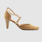 Chaussure-Femme-Pindiere-GLIREL-Camel-Daim-Escarpin-Side