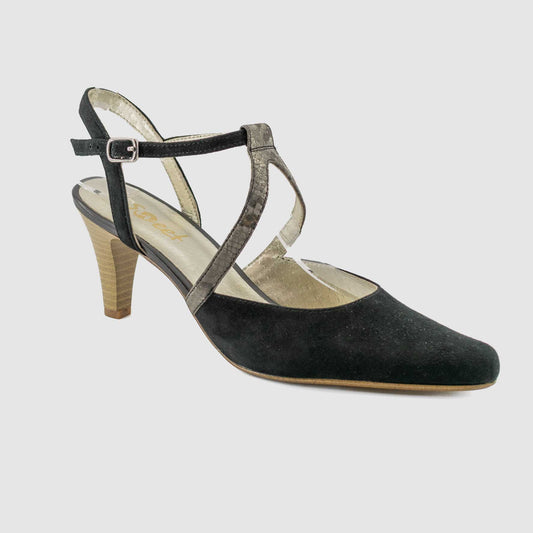 Chaussure-Femme-Pindiere-GLISPO-Noir-Nubuck-Escarpin