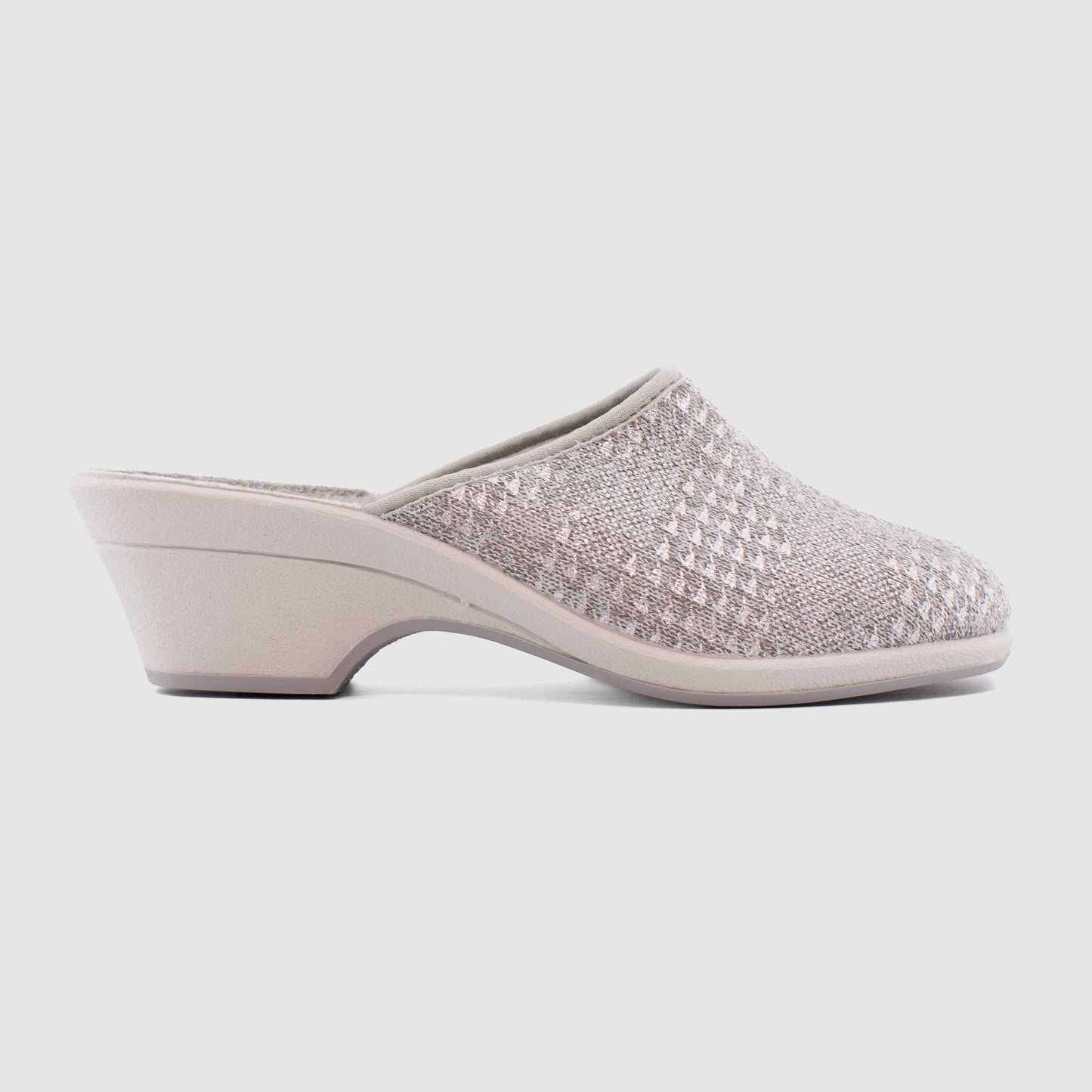 Chaussure-Femme-Sodopac-SAMAP-Gris-Strech-Pantoufle-Side