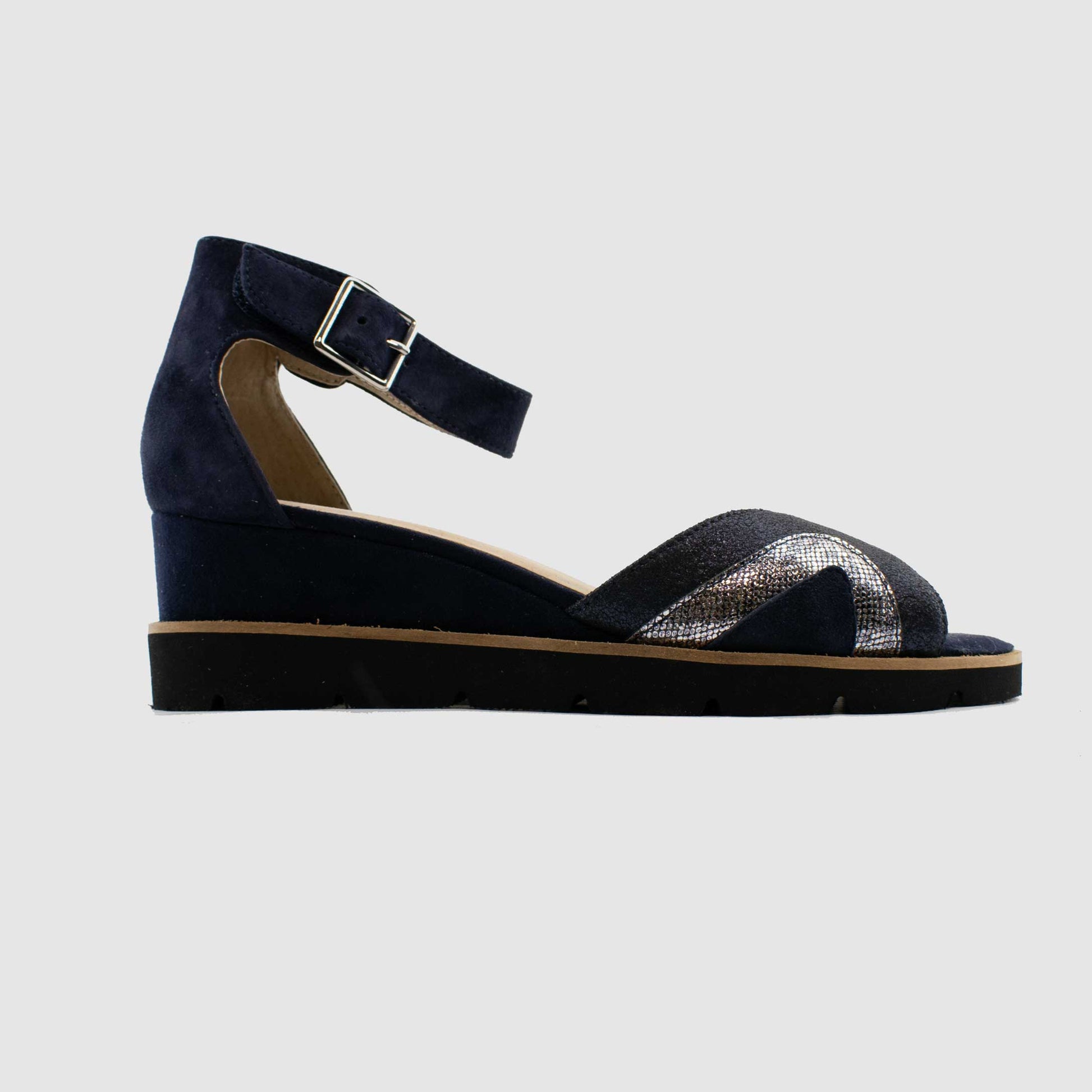 Chaussure-Femme-Sweet-ETUVESS-Marine-Nubuck-Nu-Pied-Side