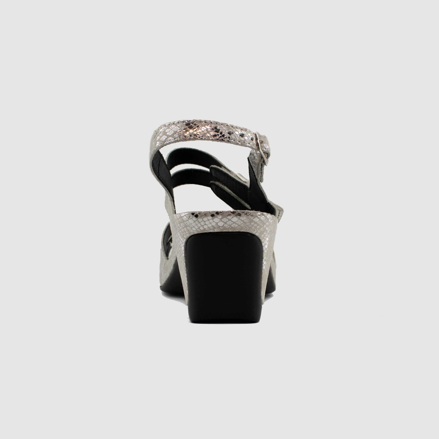 Chaussure-Femme-Vital-MARD-Argent-Cuir-Imprime-Sandale-Back
