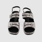 Chaussure-Femme-Vital-MARD-Argent-Cuir-Imprime-Sandale-Up