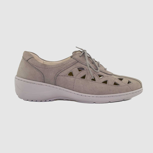 Chaussure-Femme-Waldlaufer-607009-Gris-Nubuck-Sport-Side