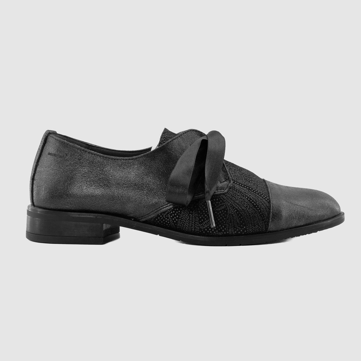 Chaussure-Femme-dorking-d7631-noir-cuir-imprime-sport-Side