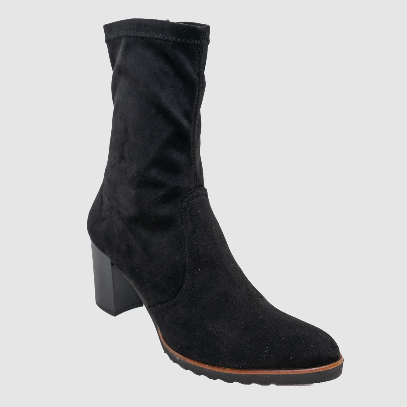 Chaussure-Femme-dorking-ecury-noir-nubuck-strech-bottillon