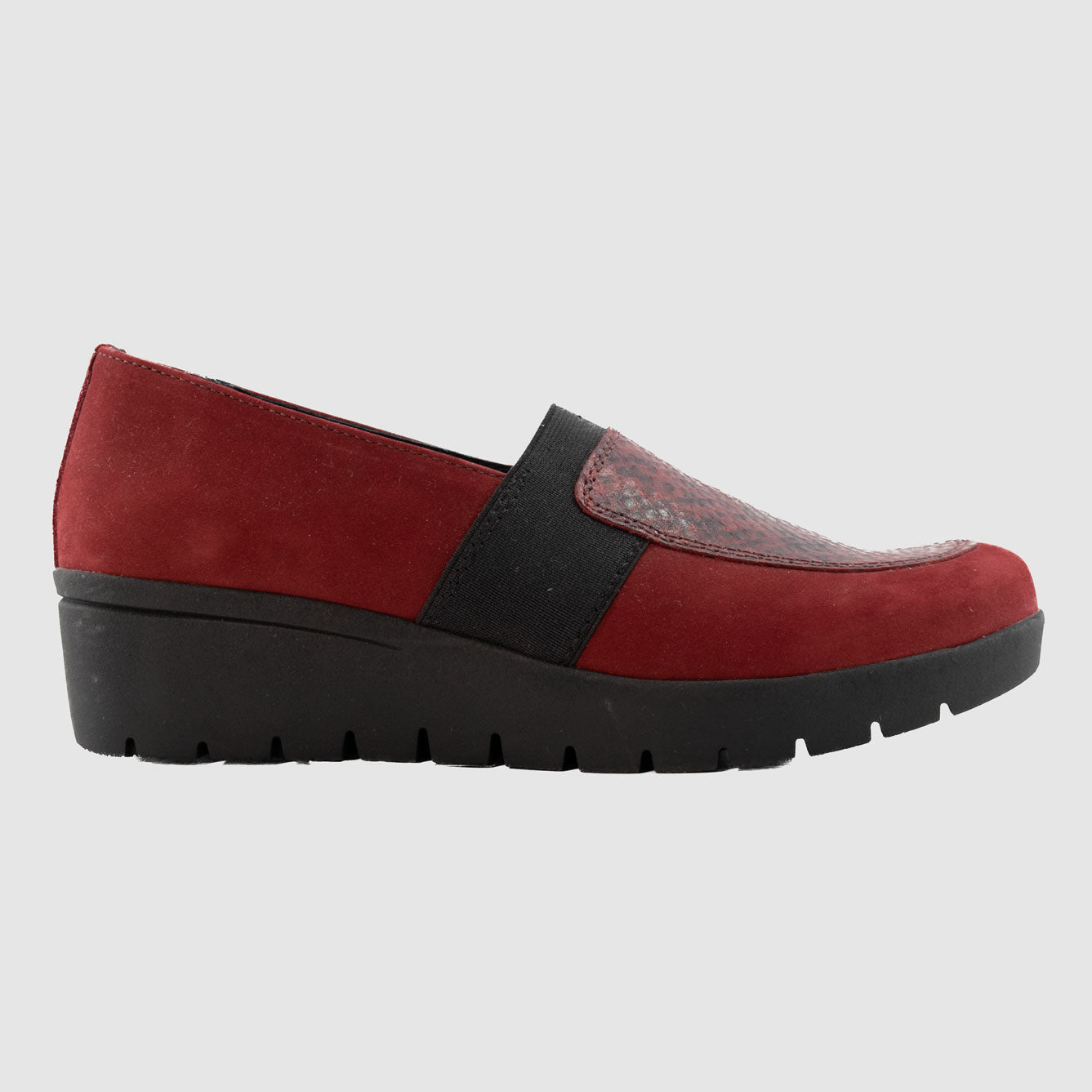 Chaussure-Femme-hirica-rome-hermes-rouge-nubuck-cuir-sport-side