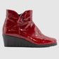 Destockage-Chaussure-Femme-pedi-girl-cocker-vernis-rouge-cuir-bottillon-Side