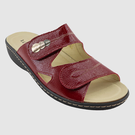 arbell-troyes-garant-camomille-rouge-cuir-vernis-mule